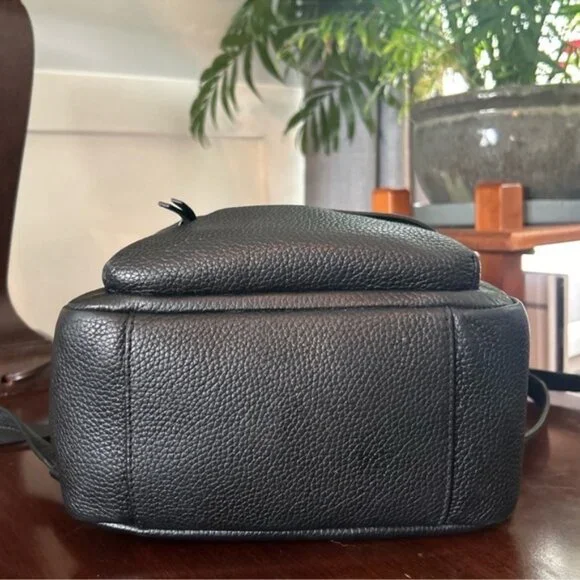Tory Burch Black Leather Backpack - Picture 6 of 10
